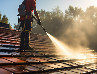 1 commercial pressure cleaning service